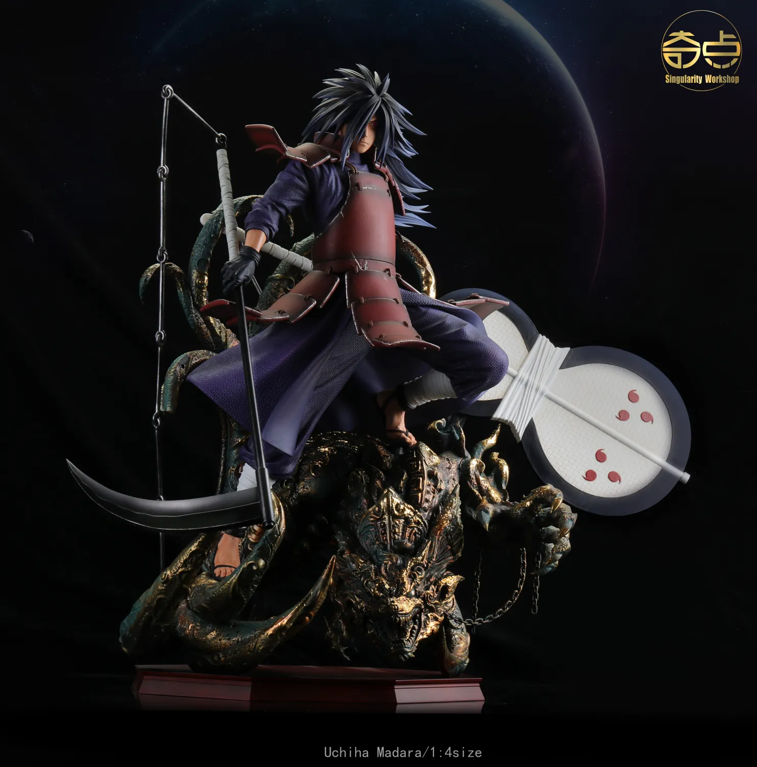 03763447938dc27e 【In Stock】Singularity Workshop Uchiha Madara 1/4 Scale Resin Statue - Image 1