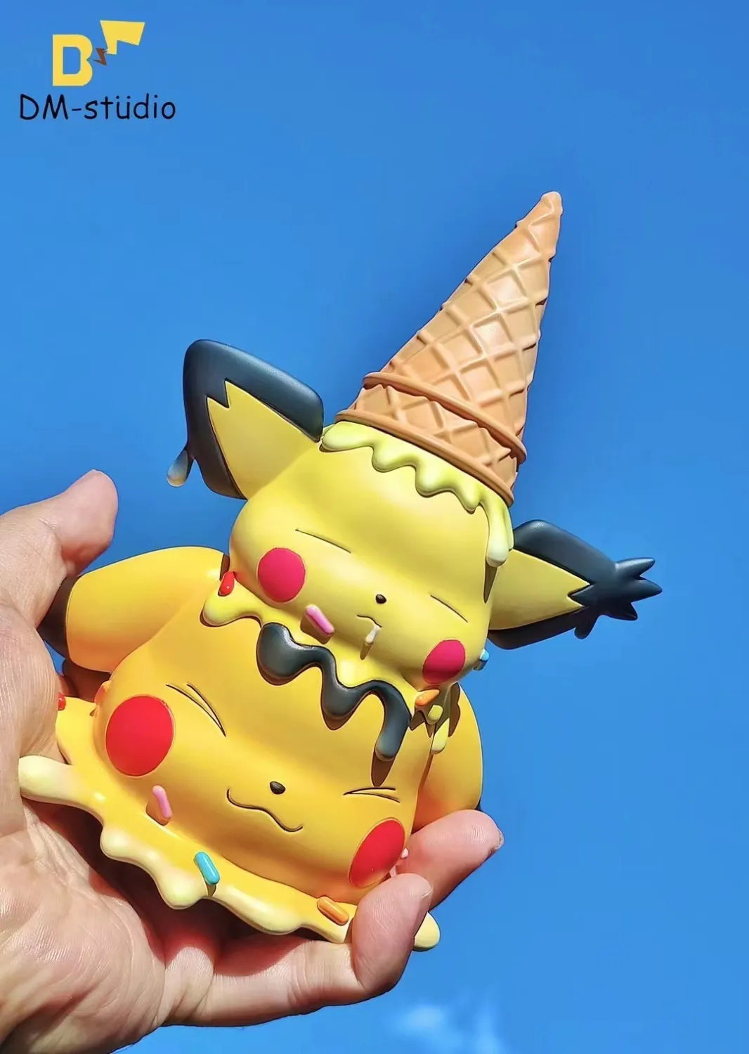 0396fd31ed684cfc 【Pre order】DM Stuiso Pokemon Pikachu Ice Cream Resin Statue - Image 1