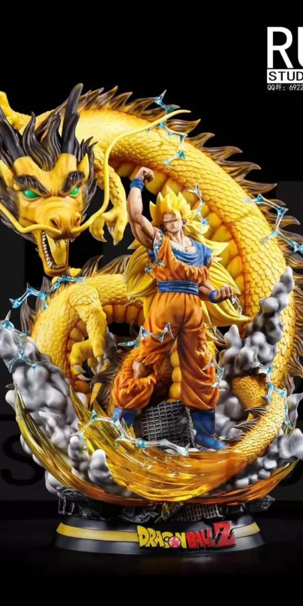 【In Stock】RU Studio Dragonball Z SSJ3 Goku Dragon Fist Resin Statue