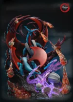 【In Stock】Fantasy Studio Pokemon GX Evolution Series Chapter 7 Salanance Family Dragon Resin Statue - Image 2