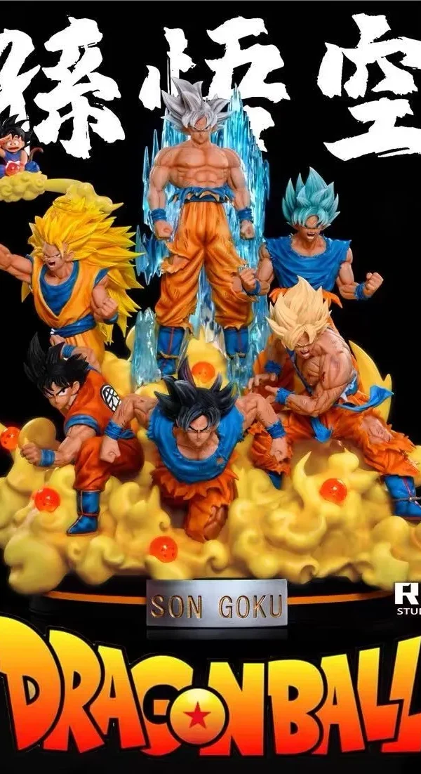 【In Stock】RS STUDIOS Dragon Ball Super Full Forms of Goku Resin Statue