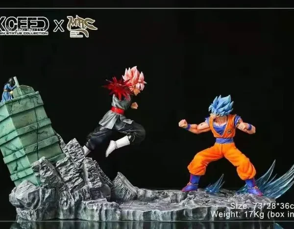 【Pre order】Xcreed Mrc Studio DragonBall Super Goku Saiyan blue VS Goku Saiyan Rose 1:6 Scale Resin Statue Deposit