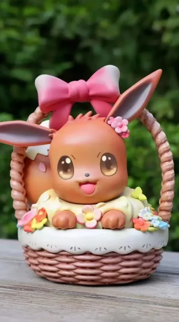 【Pre order】404-Studio Pokemon Flower Basket Eevee Resin Statue