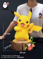 【Pre order】EGG-Studio Pokemon pikachu Lifesize Resin Statue Deposit - Image 2