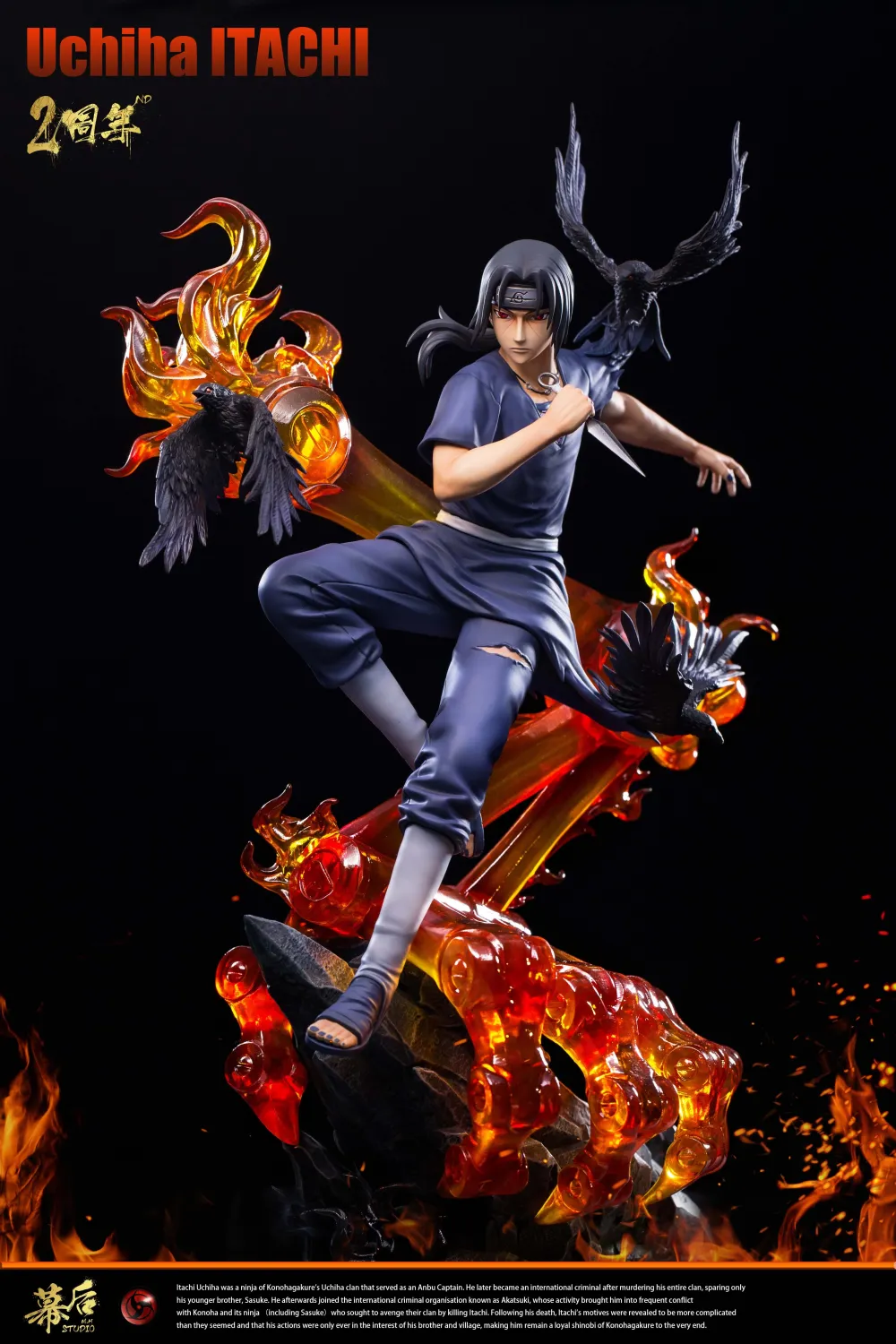 299422a248a94097 【Pre Order】MH Studio Naruto Uchiha Itachi Resin Statue Deposit - Image 1