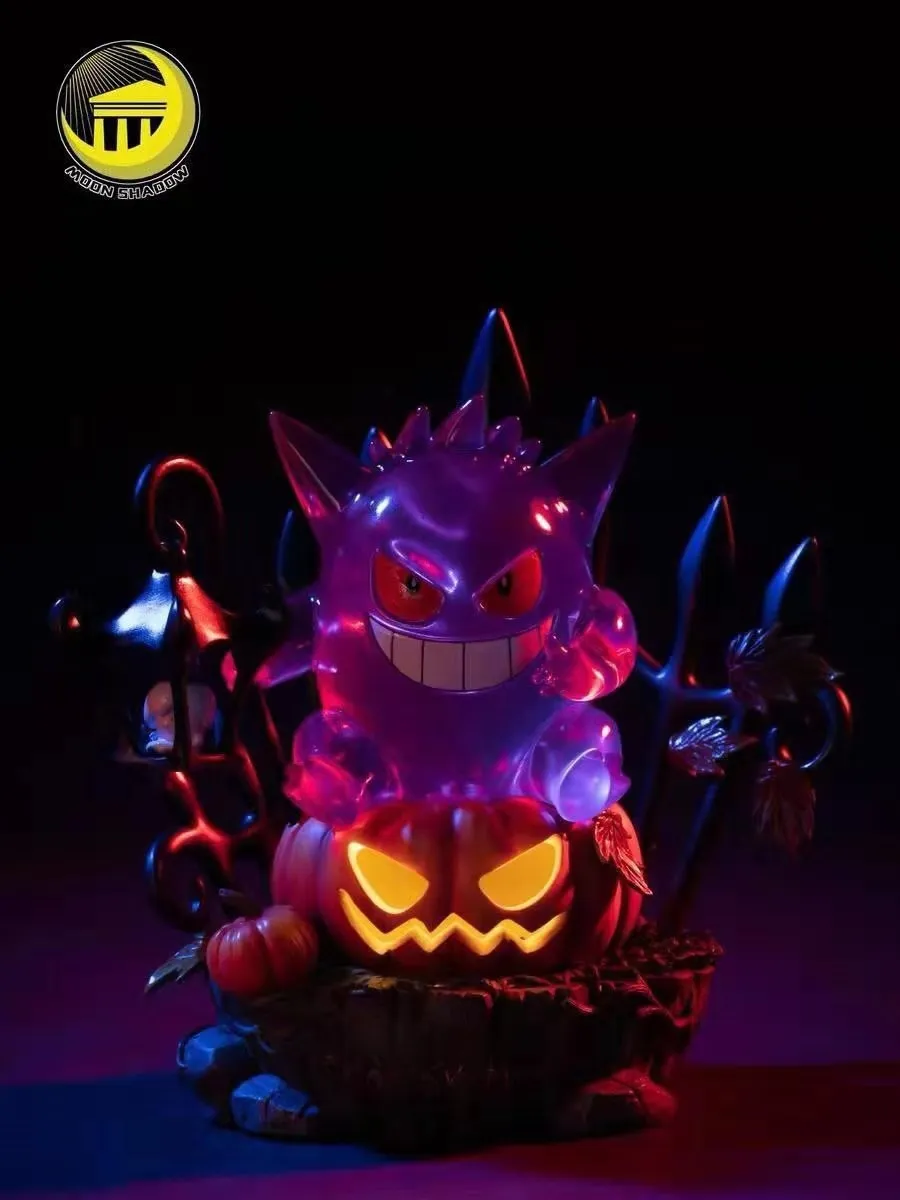 2a6022812790148e 【In Stock】Moon Shadow Studio Pokemon Gengar Resin Statue - Image 1