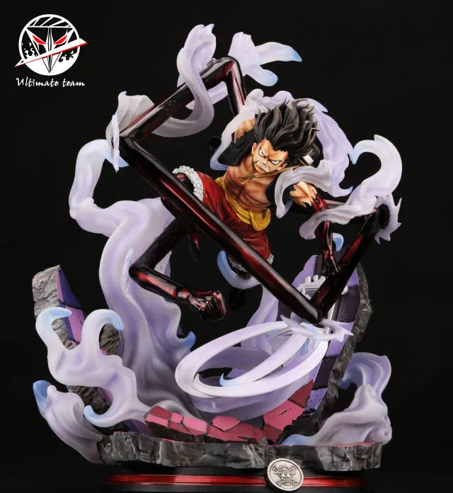 32cc5fa5bee538a8 【In Stock】JZ Studio One-Piece Monkey D Luffy Four Gear Snake Man 1:6 Resin Statue - Image 1