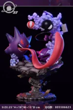 【Pre order】 37lab Studio Pokemon Gastly Haunter Gengar Family ゴース Resin Statue Deposit - Image 6