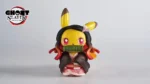 【Pre order】GHOST Pikachu Cos ​Demon Slayer: Kimetsu no Yaiba Kamado Nezuko ​​​ Tanjirou ​Resin Statue Deposit - Image 4
