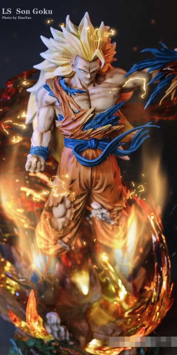 【In Stock】Last Sleep Studio Dragon Ball Z Son Goku SSJ3 Resin Statue