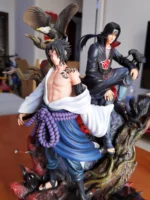 【In Stock】CW&Surge Studio Naruto Samsara Uchiha Itachi&Sasuke 1:7 Resin Statue - Image 5