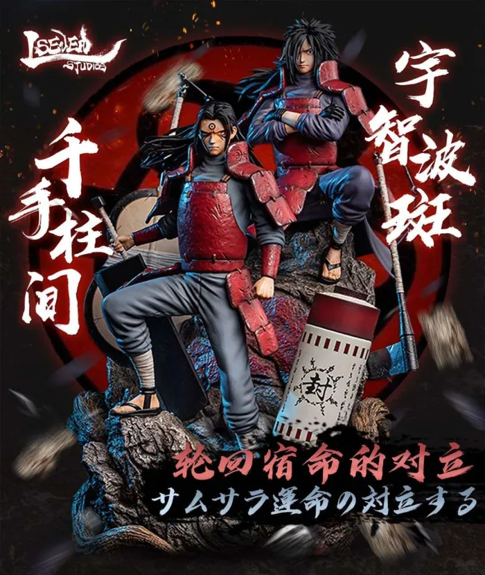 414f2b644b4115d3 【Pre order】LSeven Studio Naruto Hashirama Senju&Uchiha Madara Resin Statue Deposit - Image 1