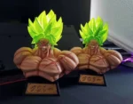 【In Stock】XZ Studio Dragon Ball Super Broly Bust Resin Statue - Image 2