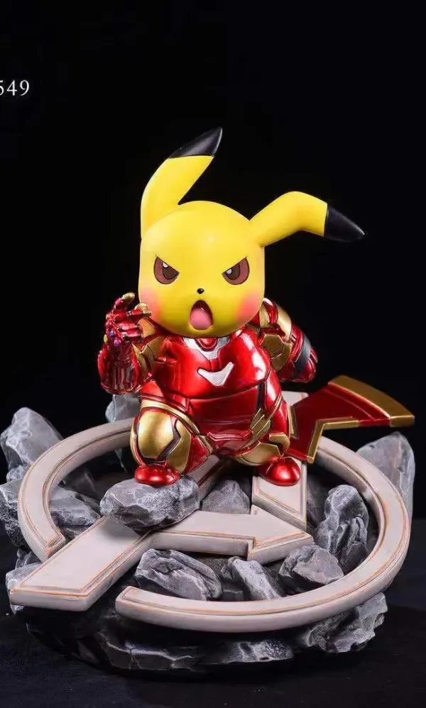 【Pre order】TiaoPi Studio Pokemon Iron Pikachu& WarMachine Blastoise Resin Statue Deposit