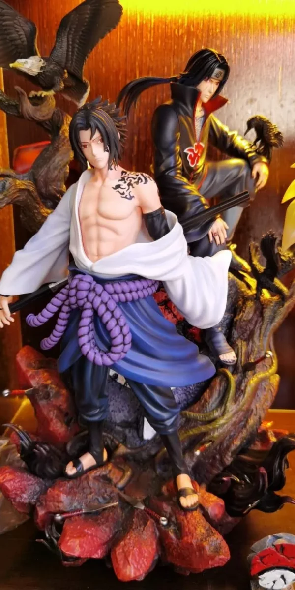 【In Stock】CW&Surge Studio Naruto Samsara Uchiha Itachi&Sasuke 1:7 Resin Statue