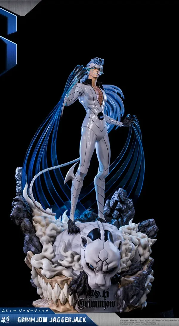 【In Stock】MH X SM Studio BLEACH Espada Grimmjow Jeagerjaques1:4 Scale Resin Statue