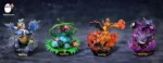 【In Stock】EGG-Studio Pokemon Gastly Haunter Gengar Family ゴース Resin Statue - Image 4