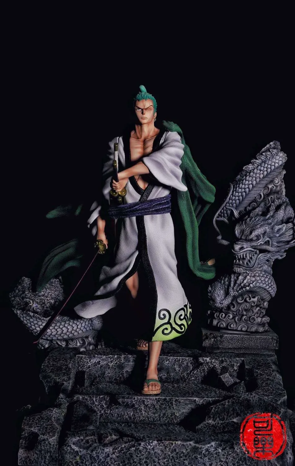 4c927afd5b295824 【Pre Order】Cola One-Piece Roronoa Zoro Land of Wano Series Resin Statue Deposit - Image 1