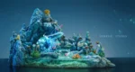 【Pre order】GENESIS Studio Pokemon Water Family Resin Statue Deposit