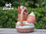 【Pre order】404-Studio Pokemon Flower Basket Eevee Resin Statue - Image 3