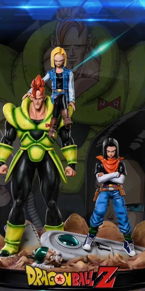 【Pre order】Dynamic Studio Dragon Ball Z Android 16 17 18 Resin Statue Deposit