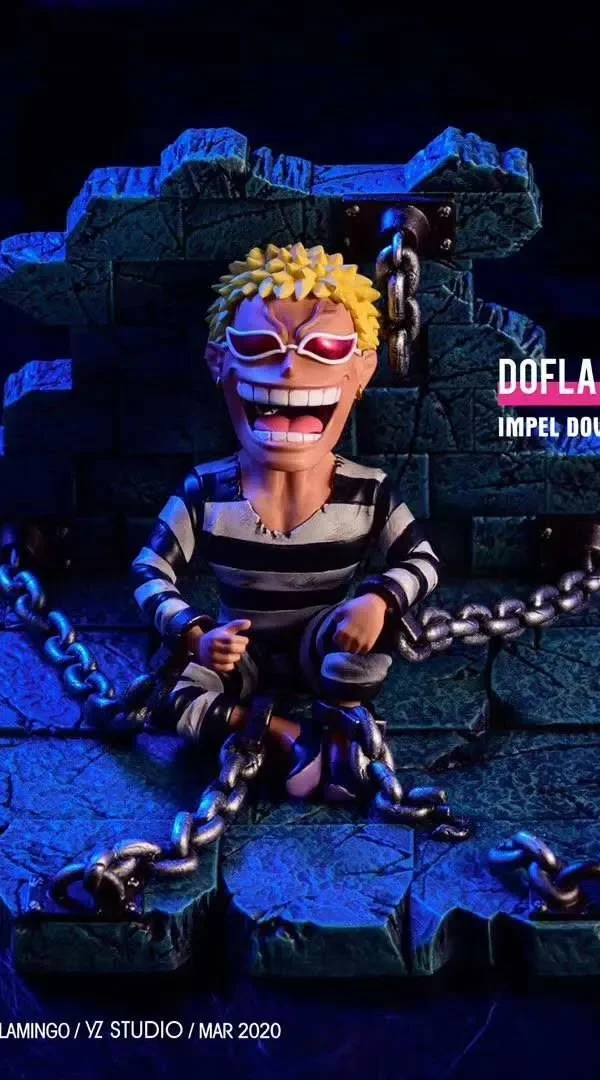 【Pre order】YZ Studio One Piece Shichibukai SD Scale Prison series No.1 Doflamingo Resin Statue Deposit