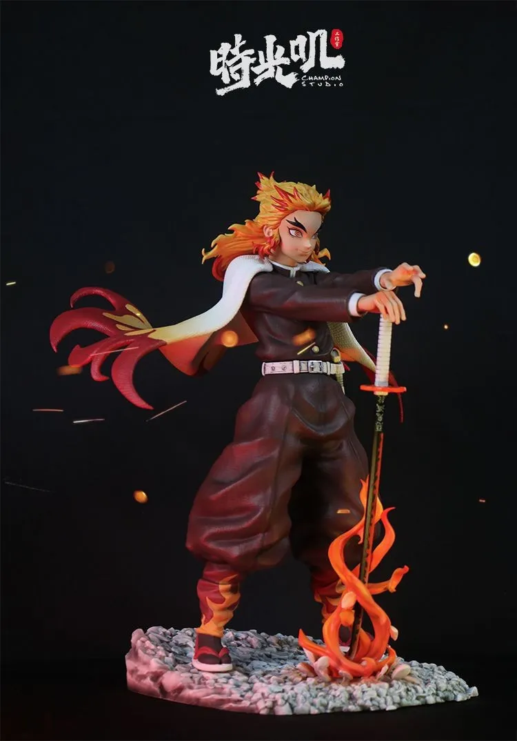 5254132de31f79d3 【Pre order】 Champion Studio Demon Slayer Rengoku Kyoujurou 1/6 Resin Statue Deposit - Image 1