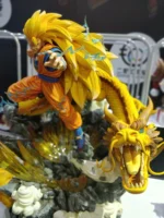 【In Stock】Miss Time Studio Dragonball Z SSJ3 Goku Dragon Fist Resin Statue - Image 5