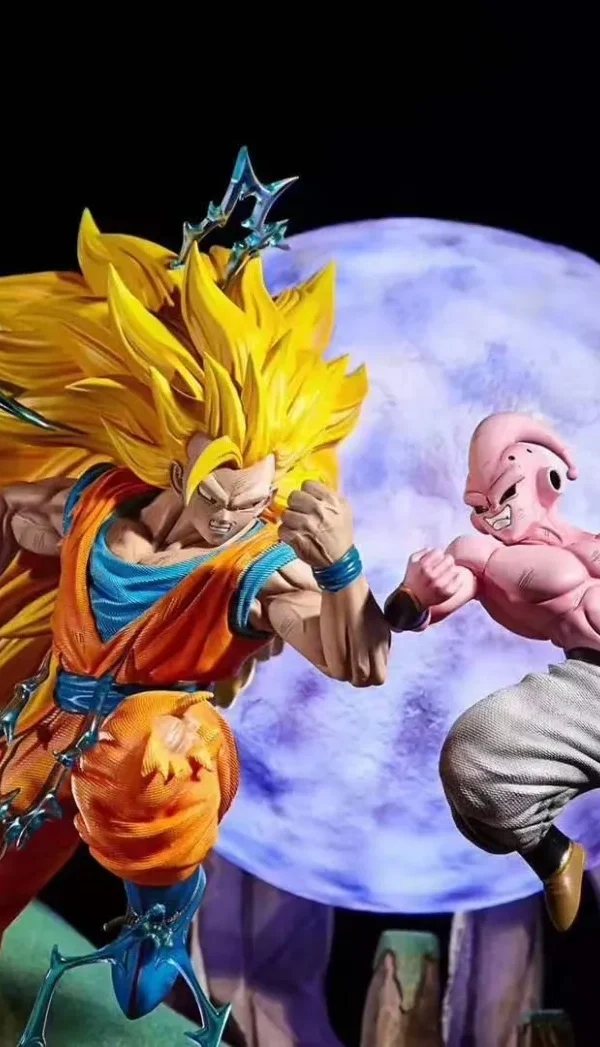 【Pre order】Cerberus Art Studio Goku SSJ3 vs Buu 1:6 Scale Resin Statue Deposit