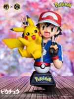 【Pre order】XZ Studio Pokemon Ash Ketchum & pikachu Bust Resin Statue Deposit