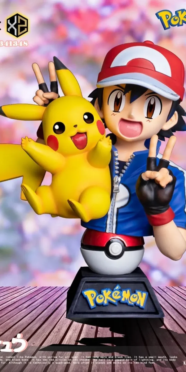 【Pre order】XZ Studio Pokemon Ash Ketchum & pikachu Bust Resin Statue Deposit