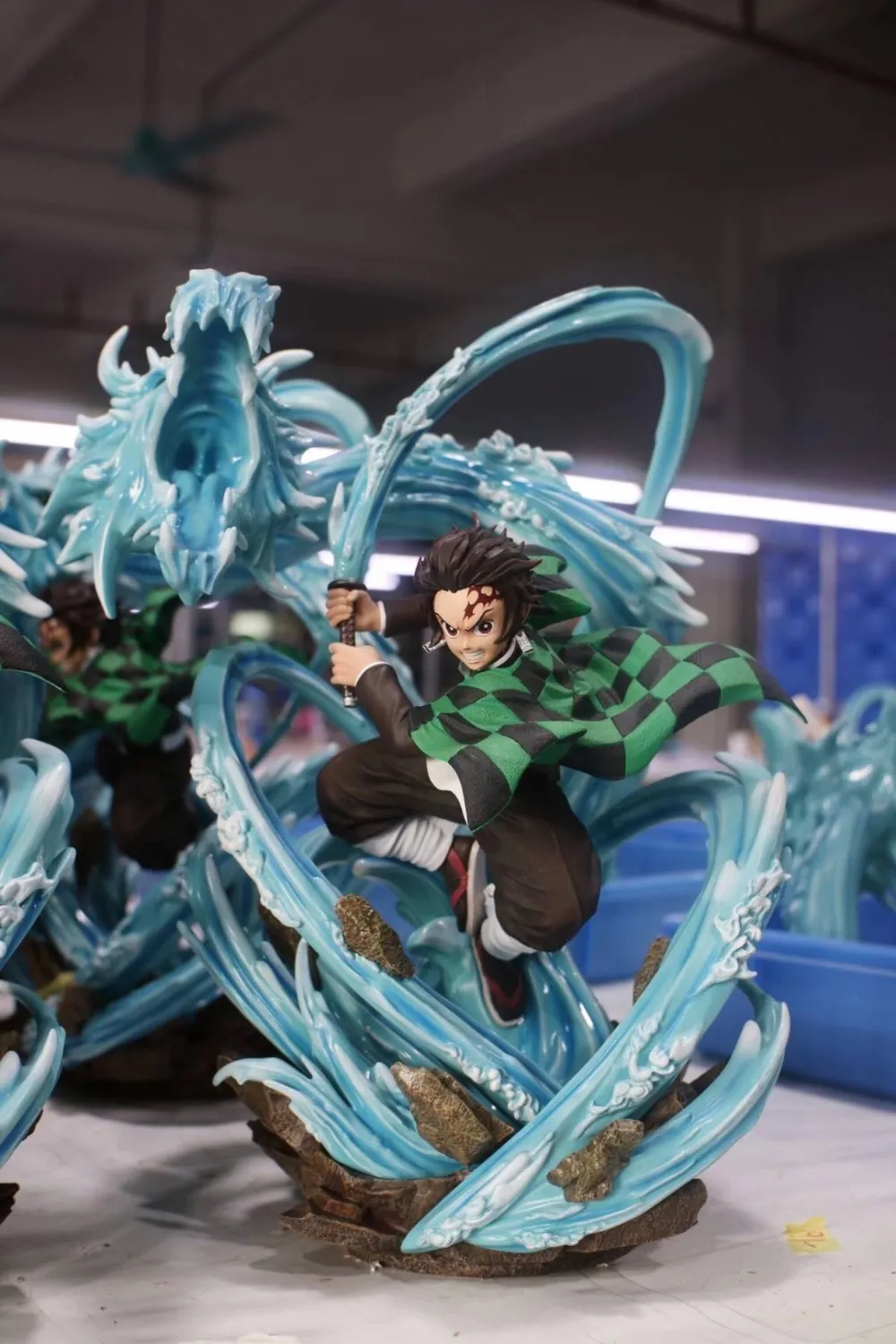 601c8d65eceb6f9e 【In Stock】Hero Belief Studio Demon Slayer Kimetsu no Yaiba Kamado Tanjirou 1/6 scale resin statue - Image 1