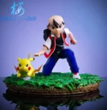 【Pre order】SAKURA Studio Pokemon Go! Pikachu!! Crimson and Pikachu 1/6 Resin Statue - Image 2