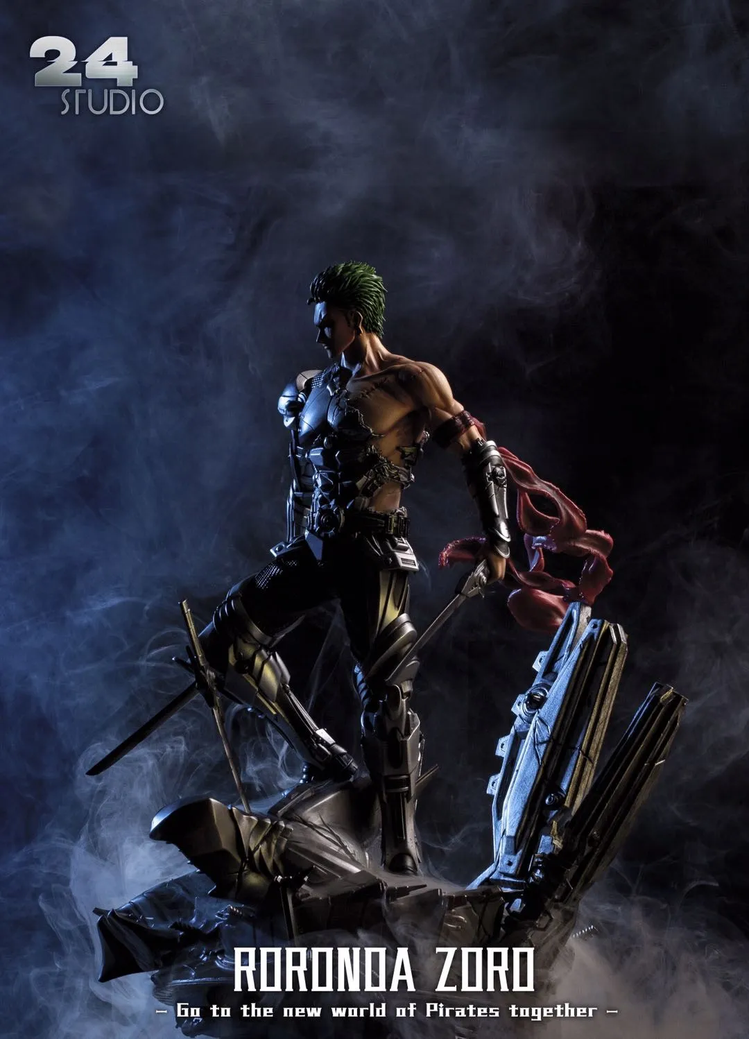 64ea7d95e01f67ea 【Pre order】24 Studio One Piece Mech Roronoa Zoro Resin Statue Deposit - Image 1