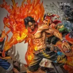 【In Stock】Singularity Workshop One-Piece ACE FireFist 1/4 Scale Resin Statue - Image 3