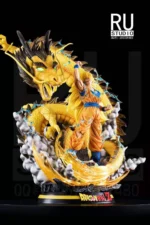 【In Stock】RU Studio Dragonball Z SSJ3 Goku Dragon Fist Resin Statue - Image 3