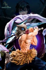 【Pre order】Big Gecko Studio Demon Slayer: Kimetsu no Yaiba Hashibira Inosuke Resin Statue Deposit - Image 4