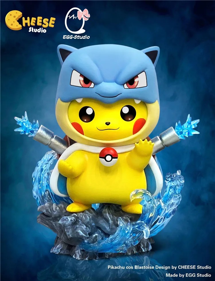 6d987c82356721c8 【Pre order】EGG-Studio Pokemon Blastoise Pikachu Resin statue - Image 1