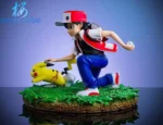 【Pre order】SAKURA Studio Pokemon Go! Pikachu!! Crimson and Pikachu 1/6 Resin Statue - Image 5