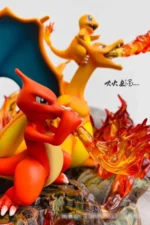 【In Stock】EGG-Studio Pokemon Charizard Family Resin Statue - Image 2