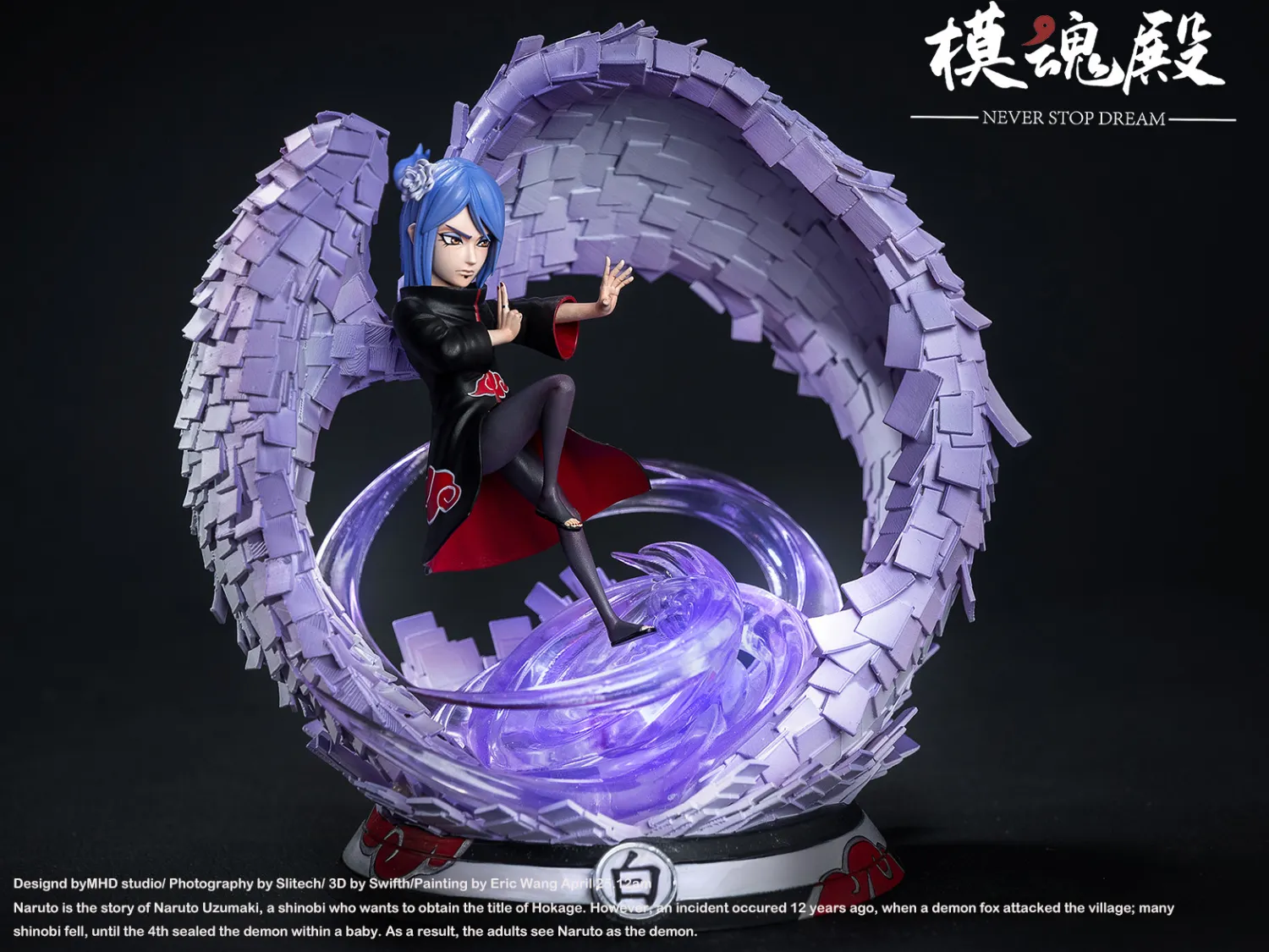 707df4e3e09fd5de 【Pre order】MHD Studio Naruto Konan WCF Scale Resin Statue Deposit - Image 1
