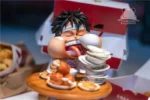 【In Stock】Emoji Studio One-piece Eating Sleeping Luffy SD Resin Statue - Image 2