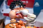 【In Stock】Emoji Studio One-piece Eating Sleeping Luffy SD Resin Statue - Image 4