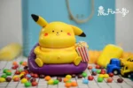 【Pre Order】Farmer Three Punches Studio Pokemon Fat Pikachu Resin Statue Deposit - Image 3