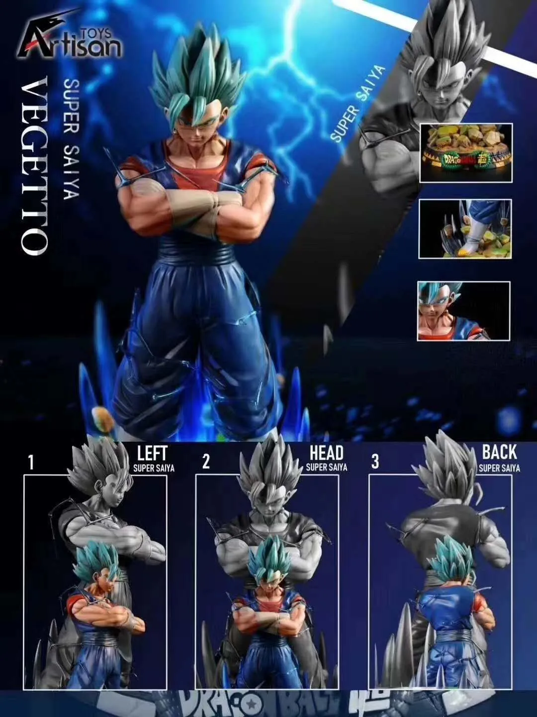 83d044cf686a4fe4 【Preorder】Artison Toys Dragon Ball Z Super Vegetto Resin Statue Deposit - Image 1