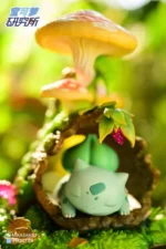 【In Stock】Pokemon Research Laboratory Sleeping Bulbasaur Resin Statue - Image 2