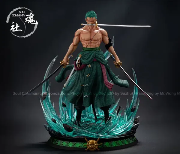 【In Stock】Soul Community One Piece After two years Roronoa Zoro 1/6 1/4 Scale Resin Statue