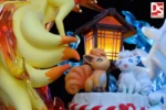【In Stock】DS Studio Pokemon Fire and Ice Ninetales Family ​Resin Statue - Image 4