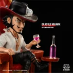 【Pre order】YZ Studio One Piece Dracule Mihawk WCF Sitting Positon Castle Scene series Resin Statue Deposit - Image 3