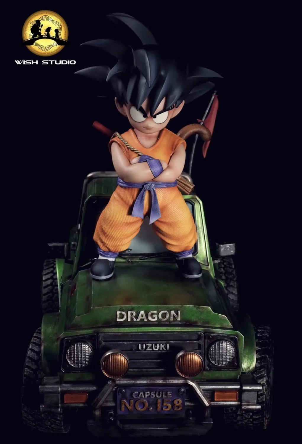 973a993337c85dde 【Pre order】Wish Studio Dragon Ball Z Childhood Goku 1:8 Scale Resin Statue Deposit - Image 1